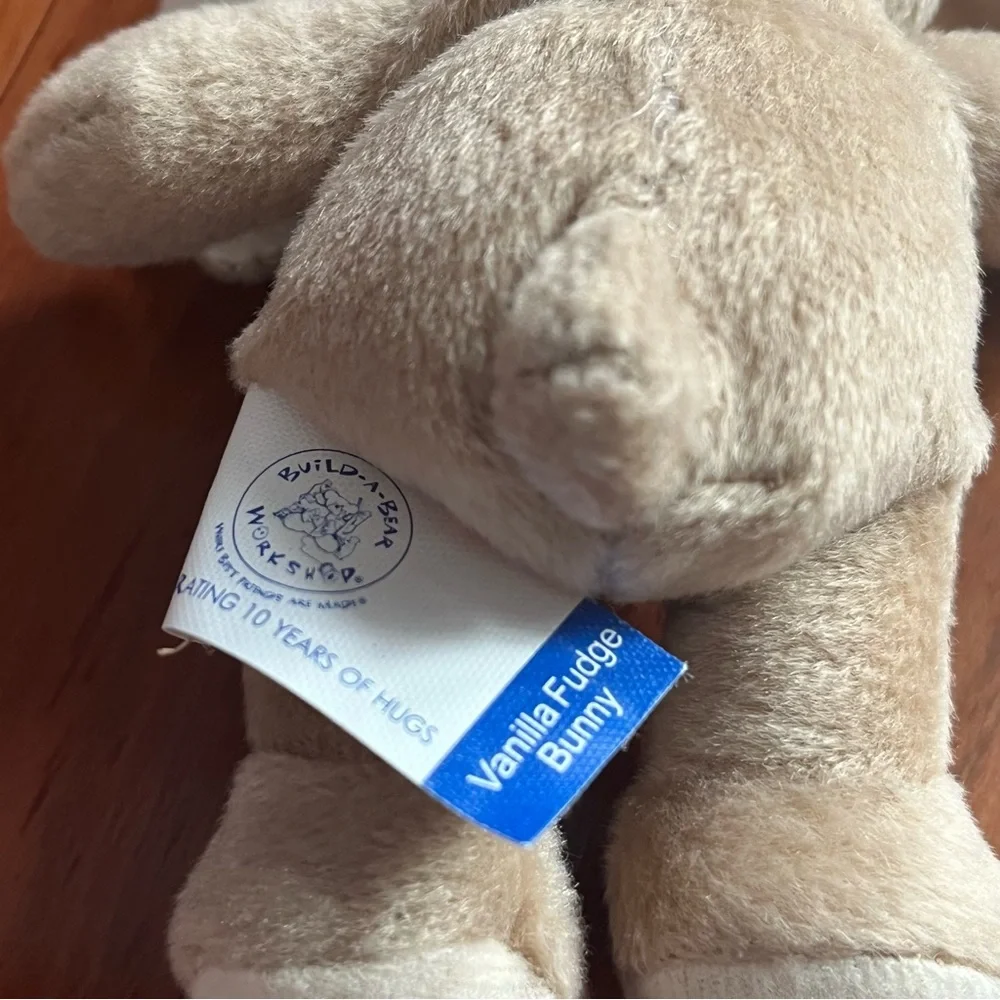 Build a Bear Bunny Rabbit Mini Vanilla Fudge Easter Toy Stuffed Animal